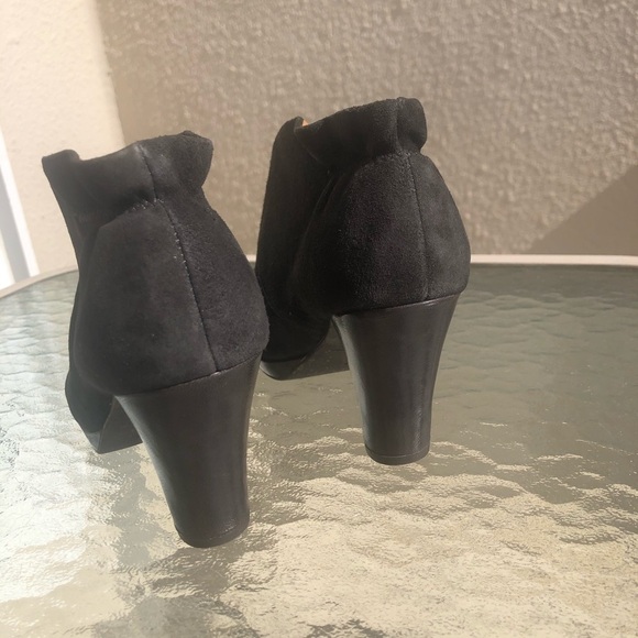 NEW NAYA Bara Suede Leather Booties Heels size 5 - Picture 11 of 14